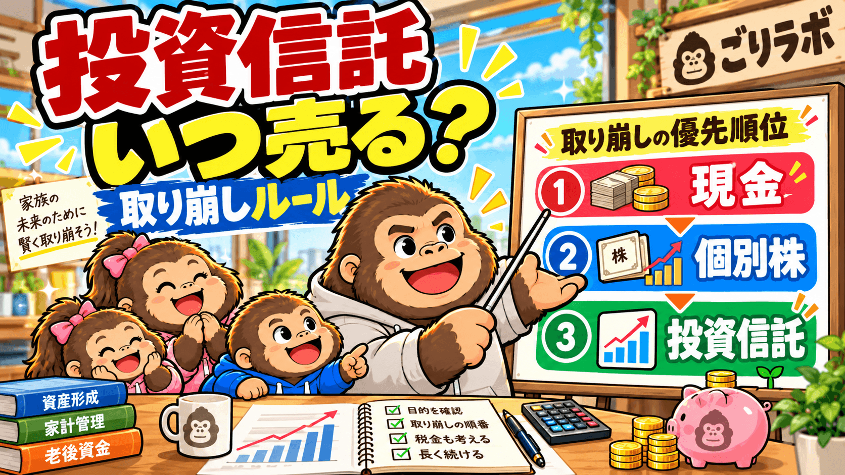 投資信託はいつ売る？8年間ほぼ売っていない私の取り崩しルール